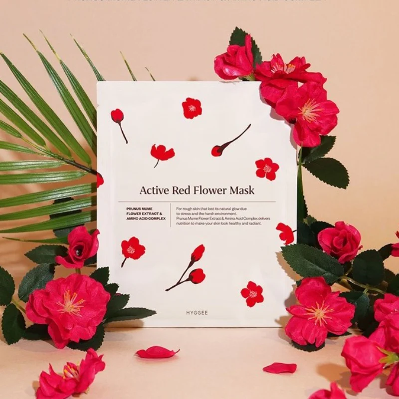 Active Red Flower Mask - Image 4