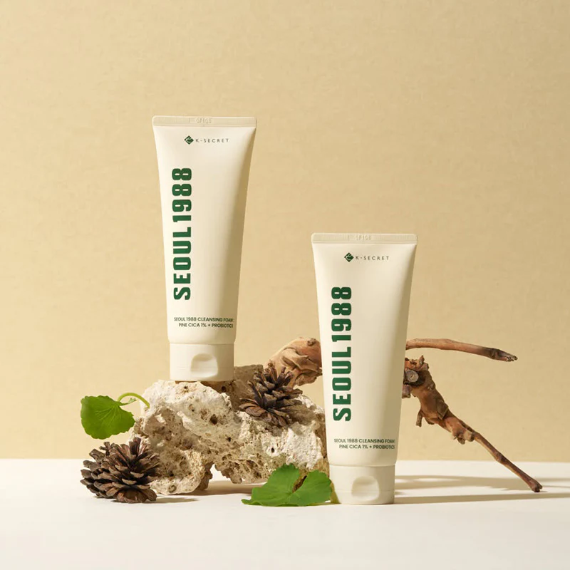 SEOUL 1988 Cleansing Foam : Pine Cica 1% + Probiotics - Image 7
