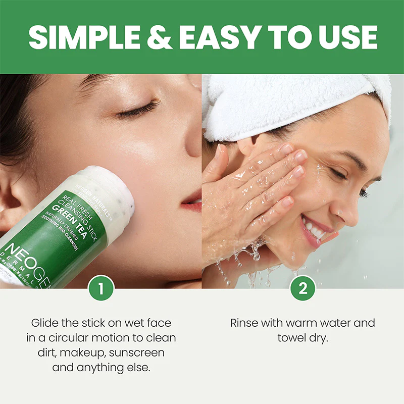 Dermalogy Real Fresh Cleansing Stick Green Tea - Image 8